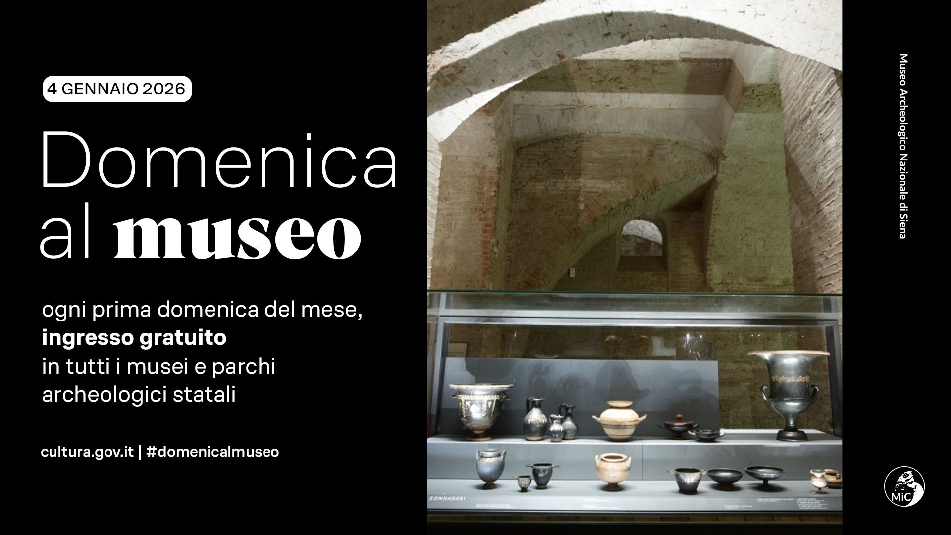 4 gennaio 2026, Museo Archeologico Nazionale di Siena: Domenica al Museo